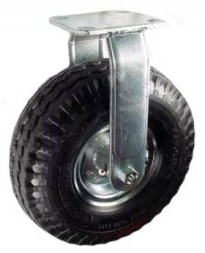 10" Pneumatic (Air) 410/350-4 Wheel Rigid Caster - 350 Lbs Capacity