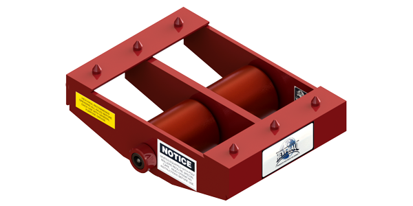 Tilt Type Rigid Utility Skate HTD-35-P | 3 Ton Capacity - Polyurethane Rollers