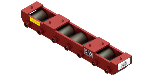 Slim Straight Line Skate HTDM-7  | 12.5 Ton Capacity - Steel Rollers