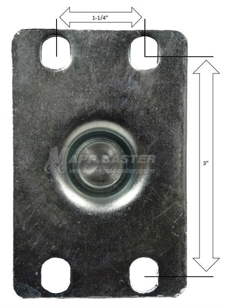 Engine Hoist / Transmission Jack Swivel Caster - Bolt Hole Spacing