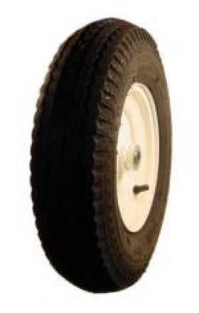 4.80/4.00-8 Air Tire (Pneumatic) Wheel Assembly with Ball Bearings & 3" Centered Hub - 590 Lbs Capacity
