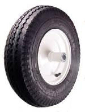 4.80/4.00-8 Air Tire (Pneumatic) Wheel Assembly with Ball Bearings & 6" Centered Hub - 590 Lbs Capacity
