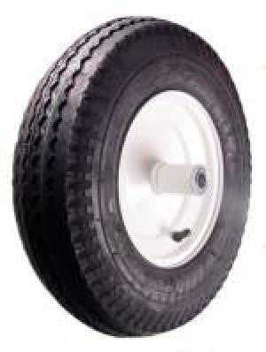 4.80/4.00-8 Air Tire (Pneumatic) Wheel Assembly with Ball Bearings & 6" Centered Hub - 590 Lbs Capacity