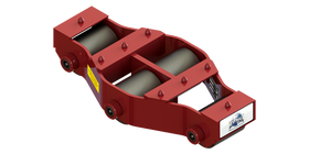 Tilt Type Rigid Utility Skate HUM-8 | 4 ton Steel Rollers