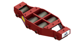 Non Tilt Rigid Utility Skate HUM-HD-15 | 7.5 Ton Capacity