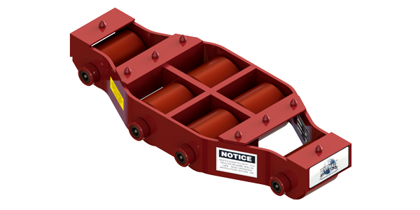 Non Tilt Rigid Utility Skate HUM-HD-15-P | 7.5 Ton Capacity - Polyurethane Rollers