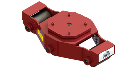 Tilt Type Swivel Utility Skate HUMS-8 | 4 Ton Capacity - Steel Rollers