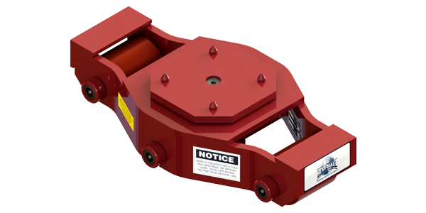 Tilt Type Swivel Utility Skate HUMS-HD-30 | 15 Ton Capacity - Steel Rollers