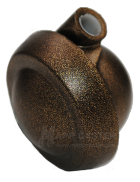 Antique copper finish metal ball casters for furniture, 1-1/2 inch 