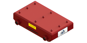 Hevi-Haul Short Straight Skate X-30-P | 15 Ton Capacity - Polyurethane Rollers