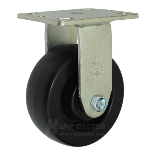 5" x 2"  Heavy Duty Polyofelin BBQ Pit Casters, 2000 lbs Total Capacity