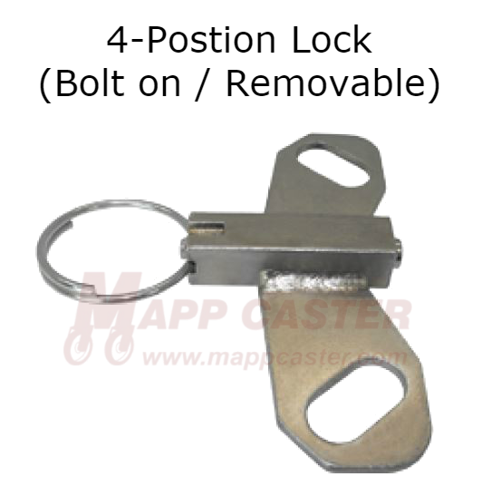 10" x 3" Rubber on Iron Wheel P70 Rigid Caster - 1,100 Lbs Capacity