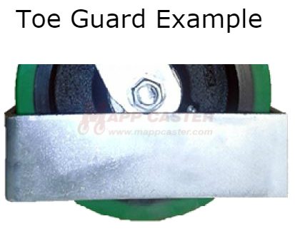 12" x 3" EX Polyurethane on Iron Wheel P71 Swivel Caster - 5,000 Lbs Capacity